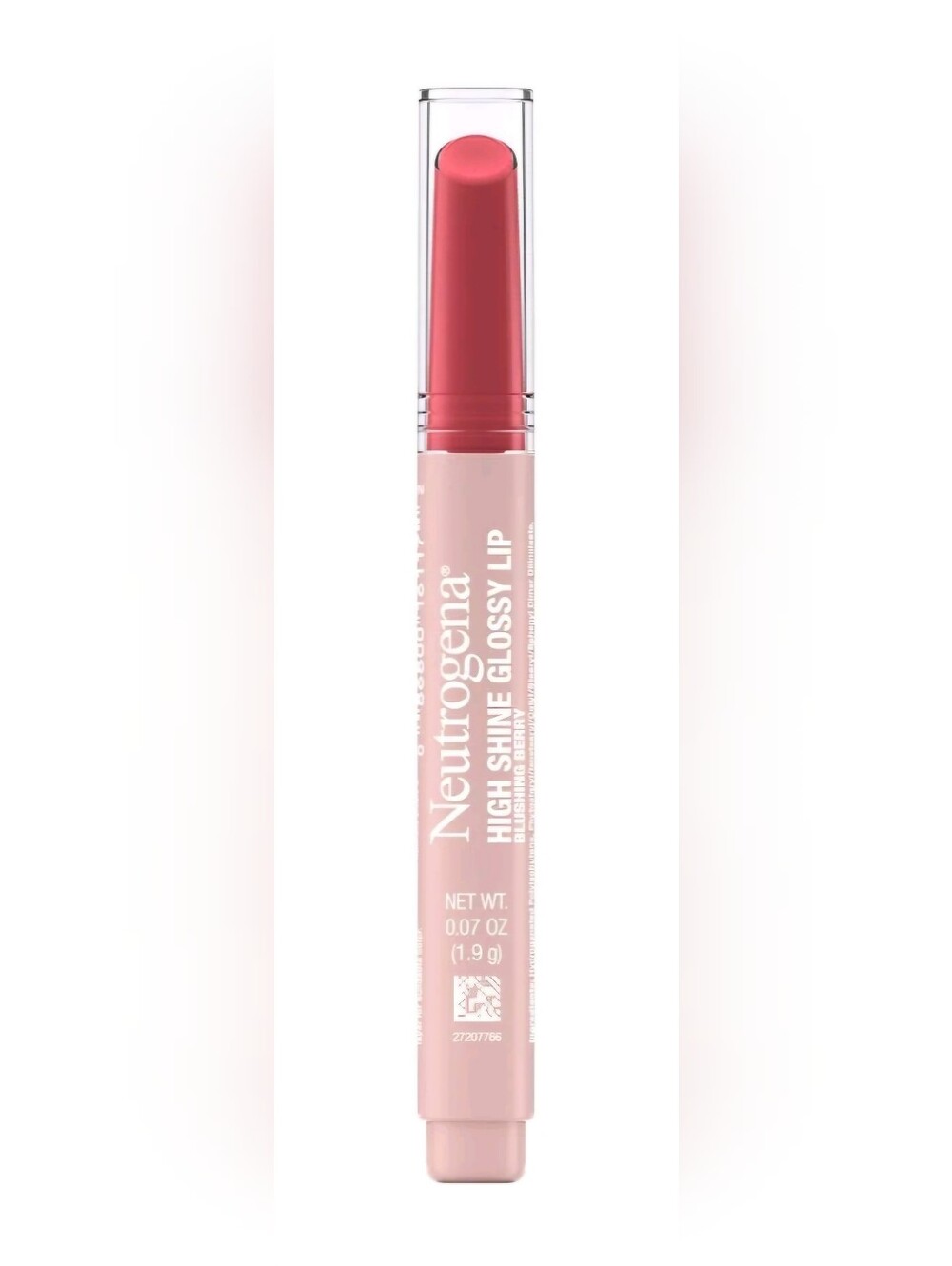 Neutrogena High Shine Glossy Lip with Vitamin E, Lip Gloss Makeup, Blushing Berr